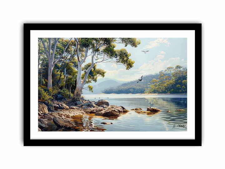 Lake St Moritz  Art Print