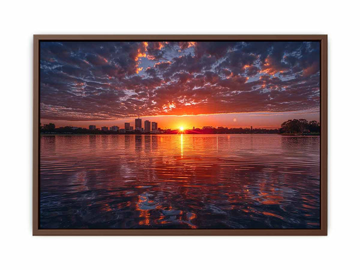 Swan River Sunrise  Poster