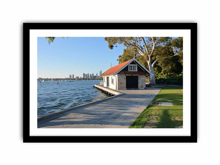 Matilda Boathouse  Art Print