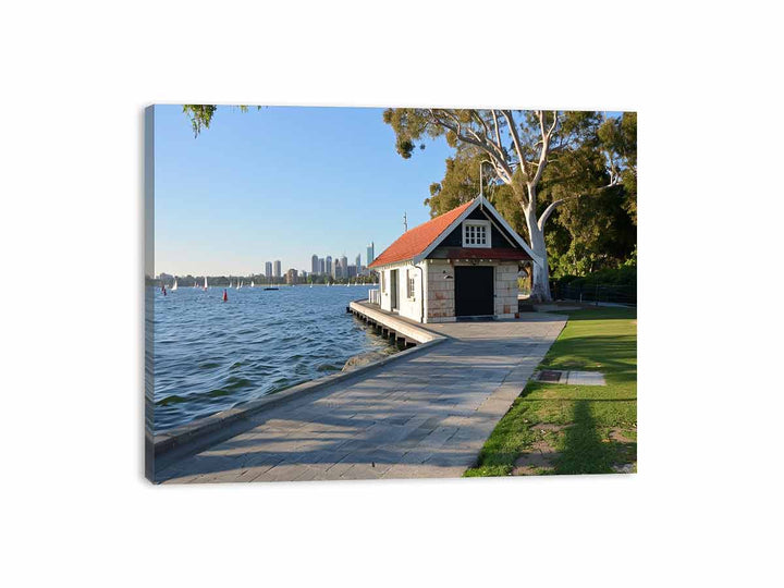 Matilda Boathouse Canvas Print