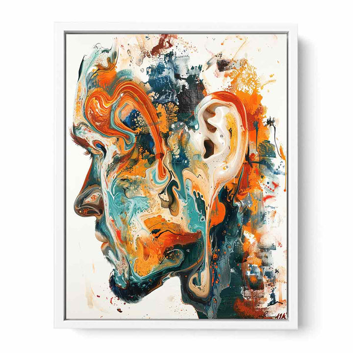 Ear Lobe Framed Print