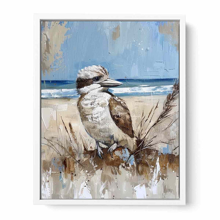 On The Beach  Framed Print