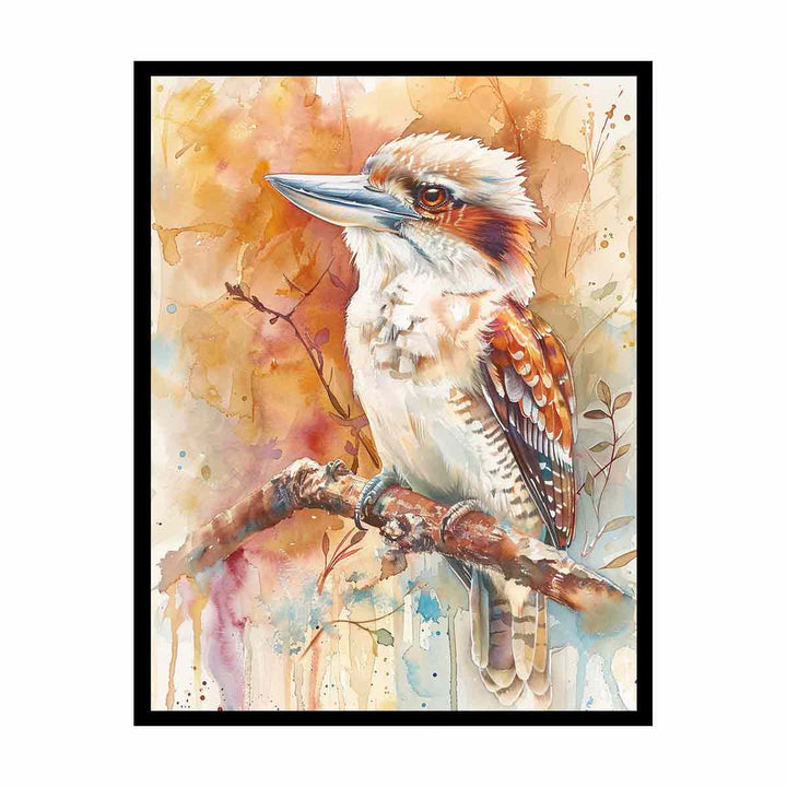 Watercolors Kookaburra  Painting