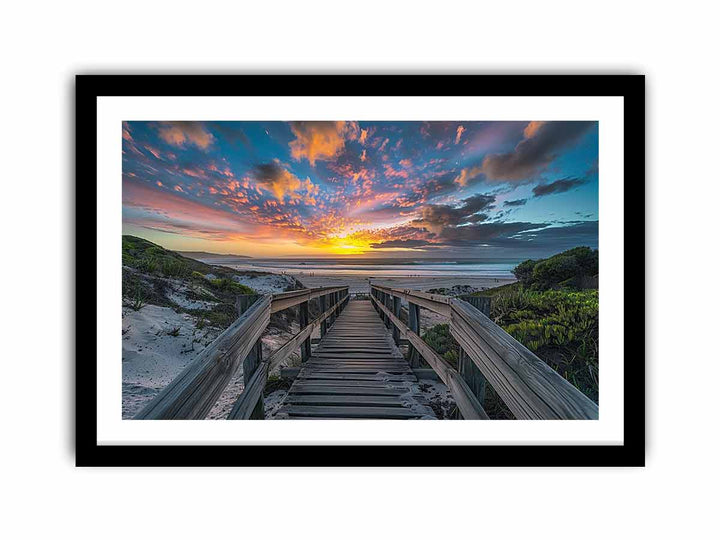 Walkway To Beach   Art Print