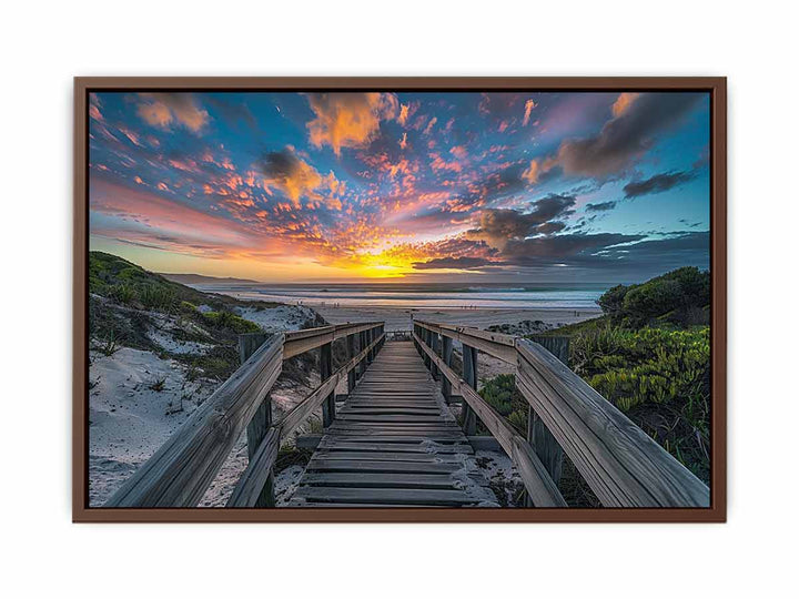 Walkway To Beach   Poster