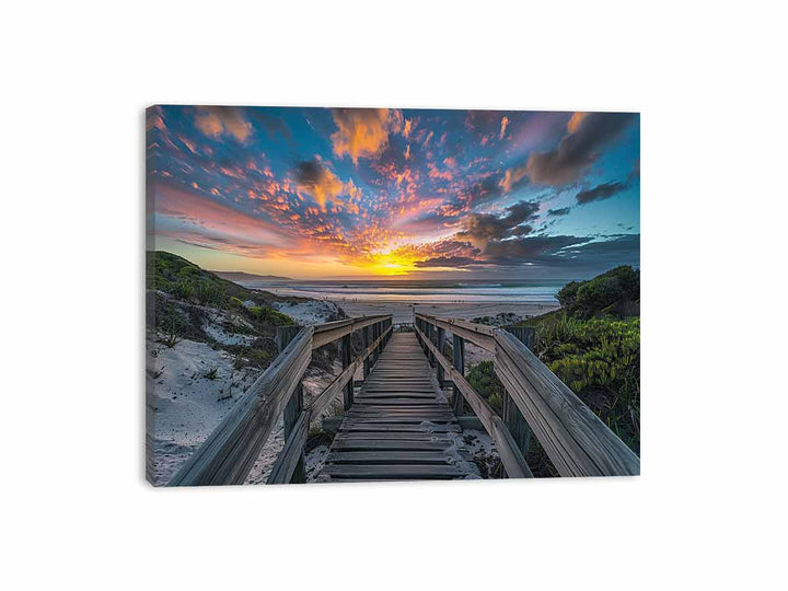 Walkway To Beach  Canvas Print