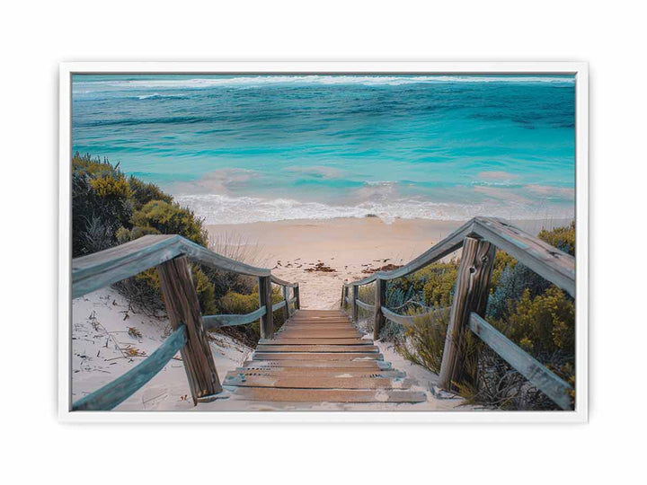 Walkway To Beach  Framed Print