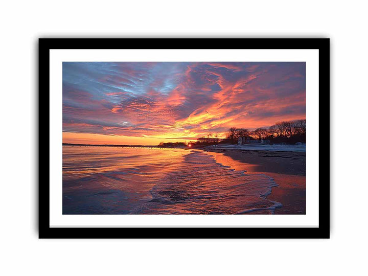 Milford Sunset  Art Print