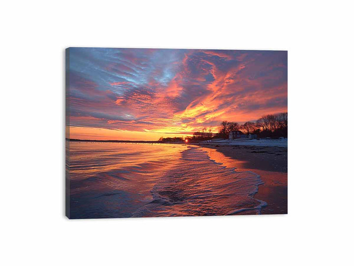 Milford Sunset Canvas Print