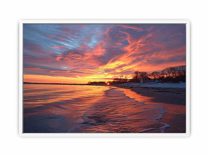 Milford Sunset Framed Print