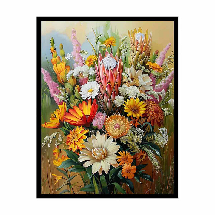 Native Flowers  Painting