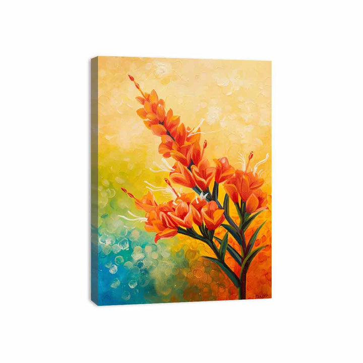 Kangaroo Paw Flower Canvas Print