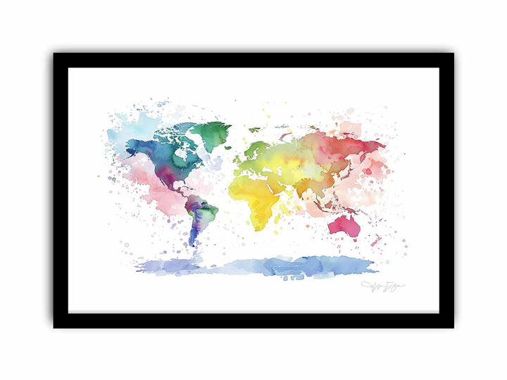 Rainbow World  Art Print