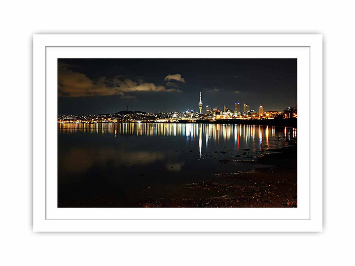 Auckland Night  Streched canvas