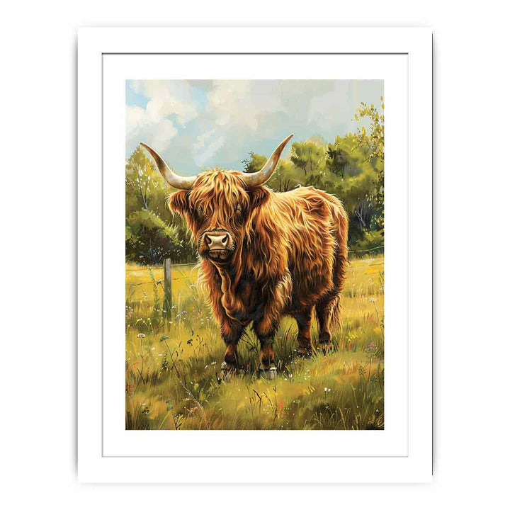 Scottish Highland  Streched canvas