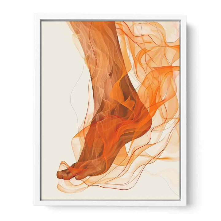 Gracelful Walk  Framed Print