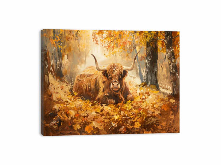 Lonely Highland Canvas Print