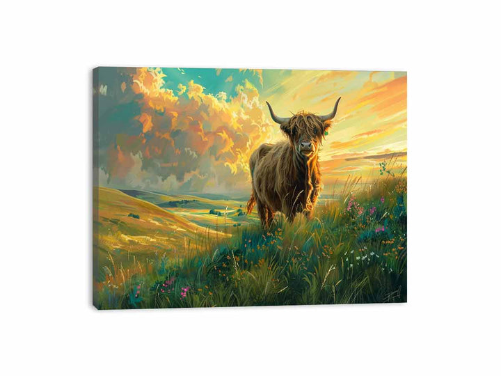 Elegant Highland Canvas Print