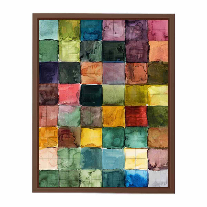 Abstract Squares   Poster