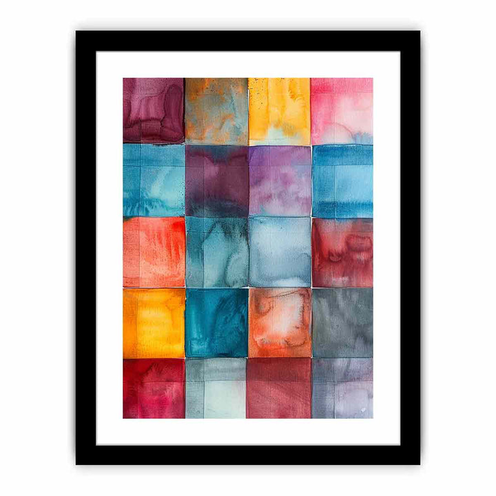 Abstract Squares   Art Print