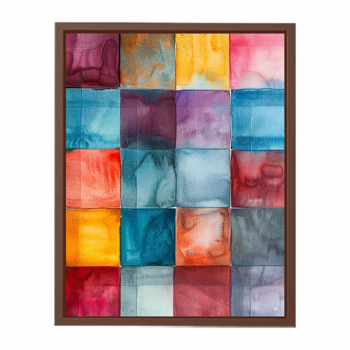 Abstract Squares   Poster