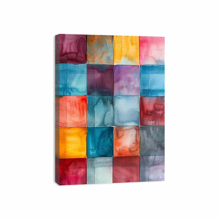 Abstract Squares  Canvas Print