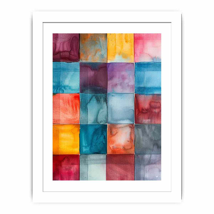 Abstract Squares  Streched canvas