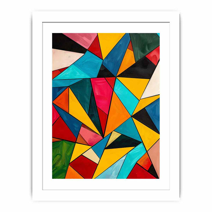 Geometric  Streched canvas