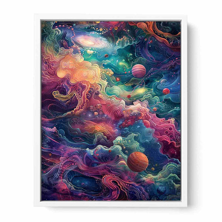 Abstract Universe Framed Print