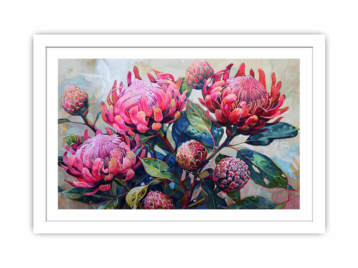 Waratah  Streched canvas