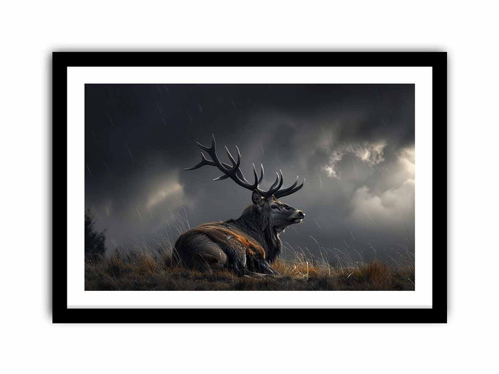 Majestic Stag  Art Print