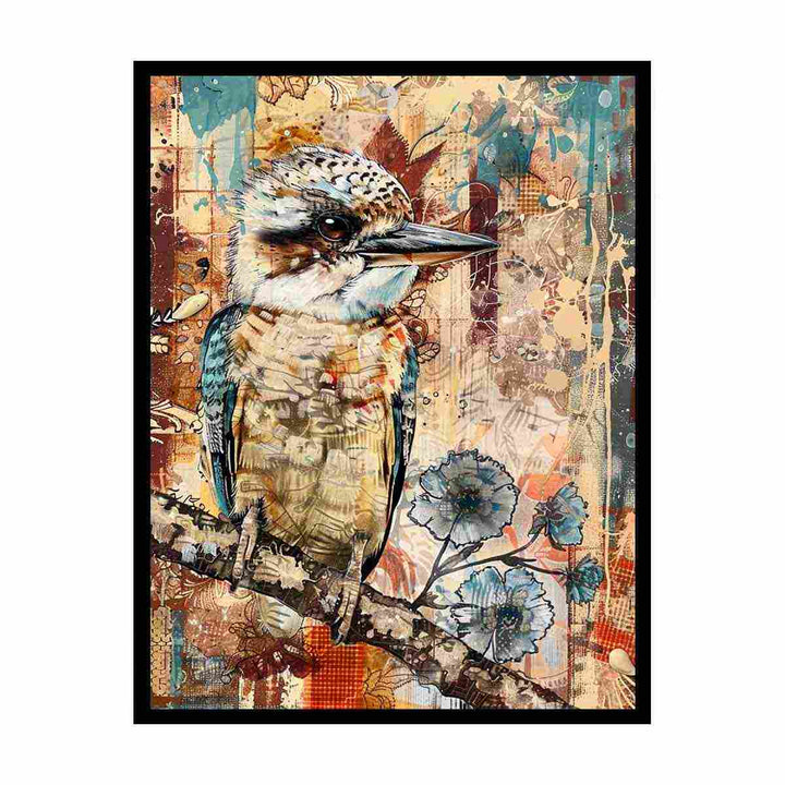 Retro Kookaburra  Painting