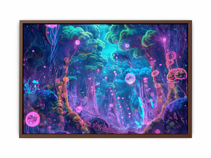 Psychedelic Forest  Poster