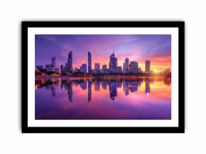 Perth City   Art Print