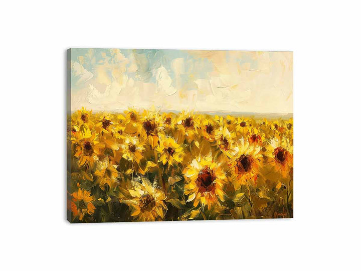 Yellow Field Canvas Print