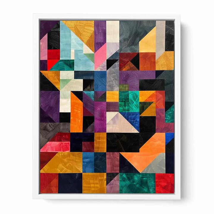 Geometric  Framed Print