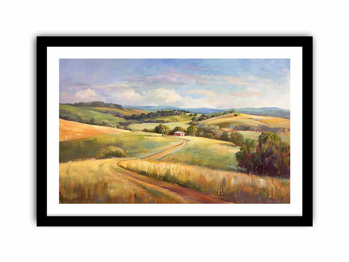 Aussie Landscape   Art Print