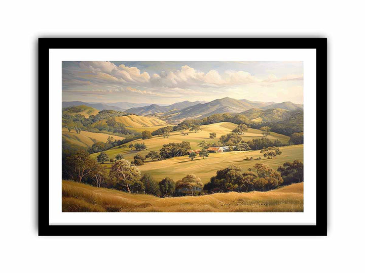 Aussie Landscape   Art Print