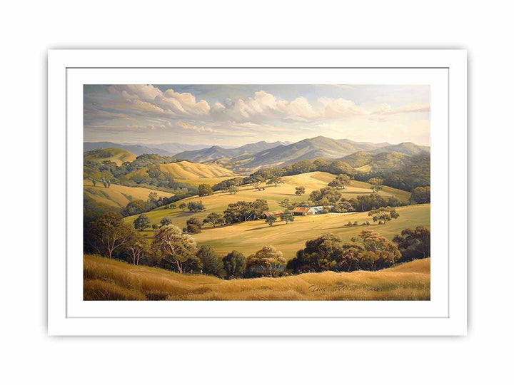 Aussie Landscape  Streched canvas