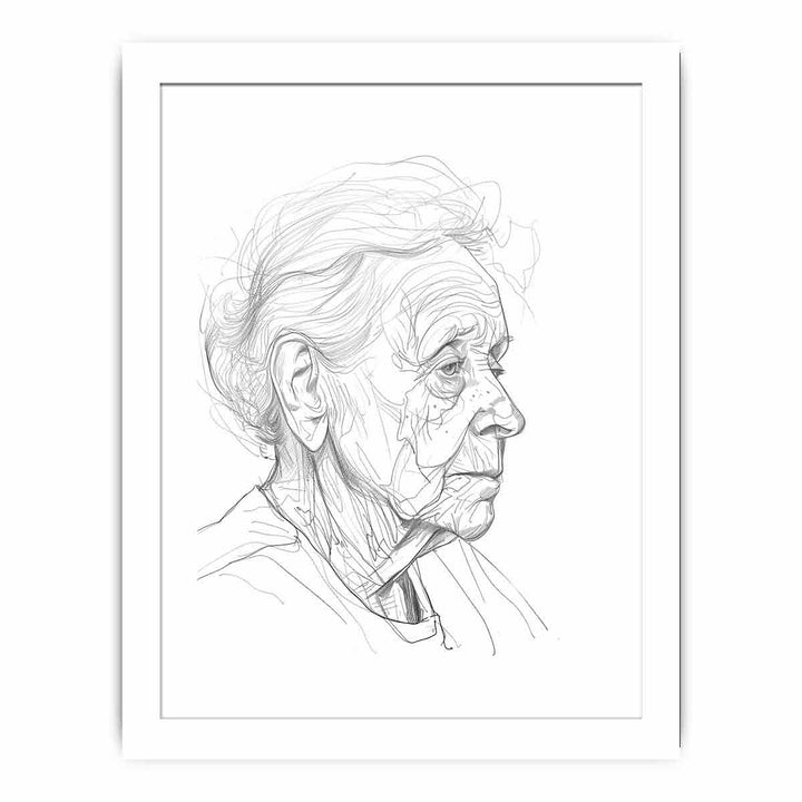 Grandmother Streched canvas