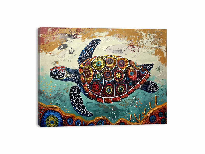 Beautiful Turtle  Canvas Print