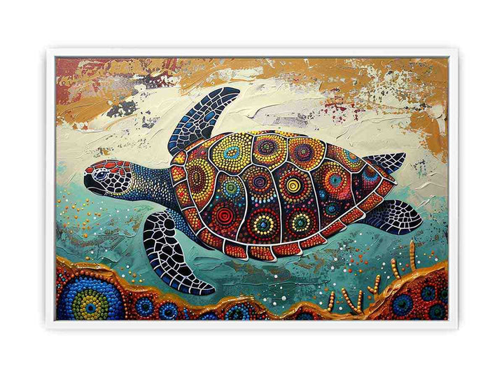 Beautiful Turtle  Framed Print