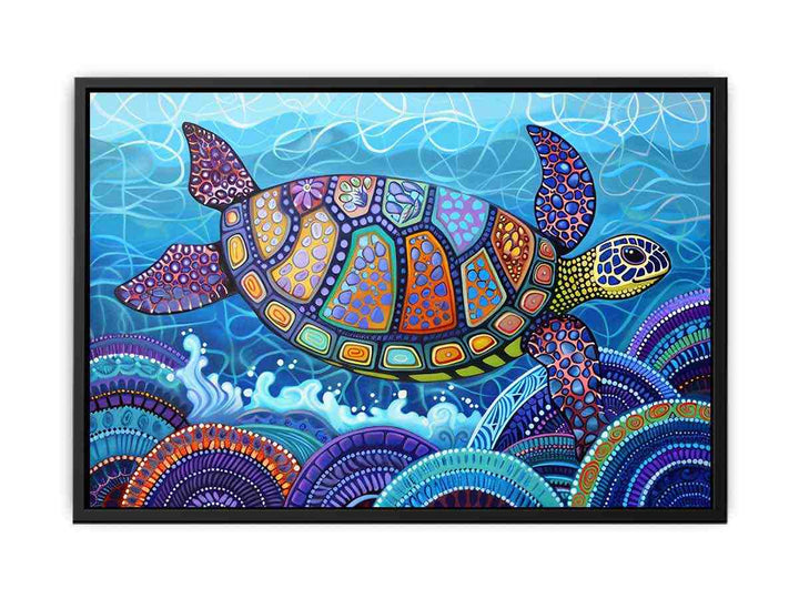 Beautiful Turtle   Painting