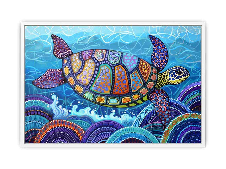 Beautiful Turtle  Framed Print