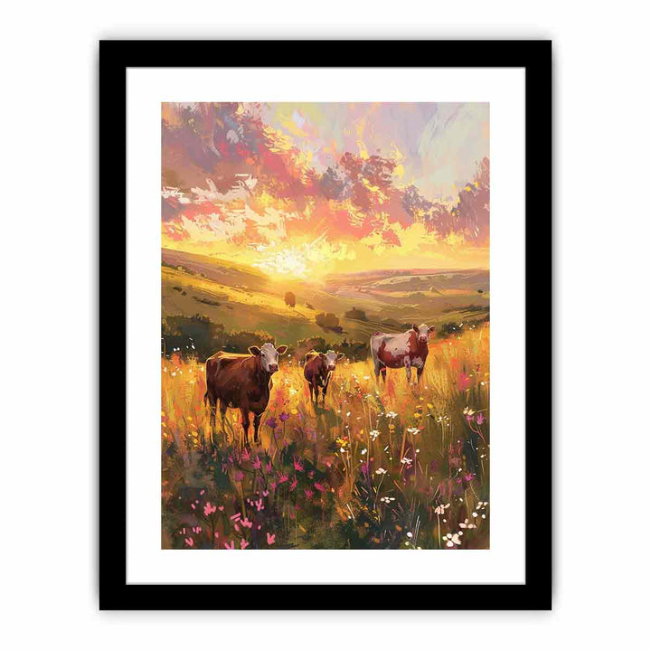 In The Field   Art Print