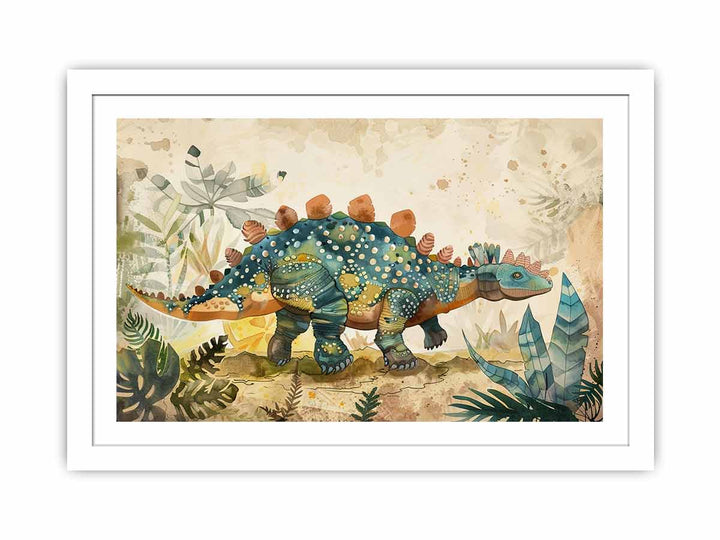 Ankylosaurus  Streched canvas