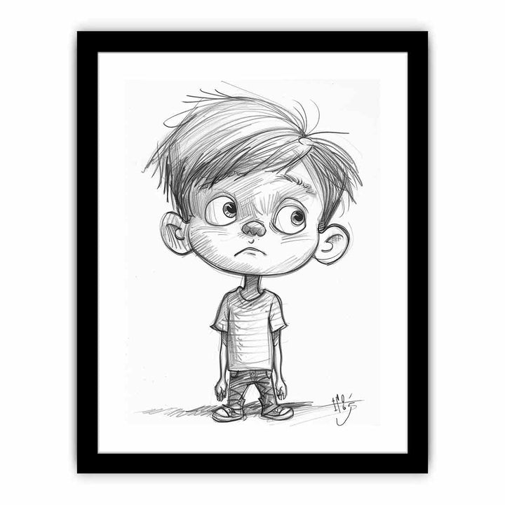 Cute Boy  Art Print