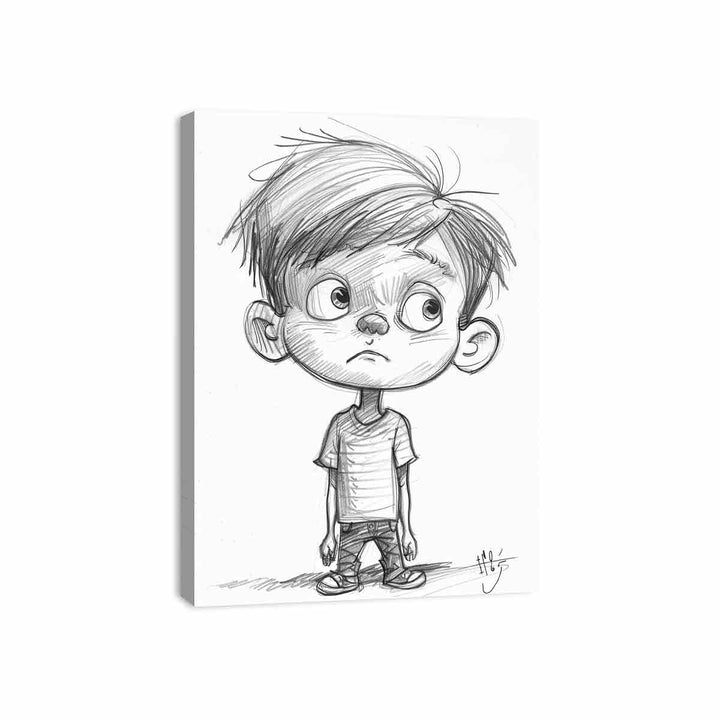 Cute Boy Canvas Print