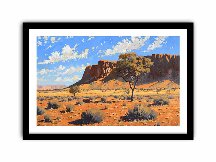 Aussie Desert  Art Print