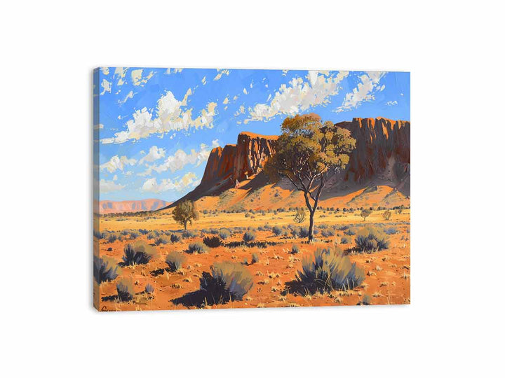 Aussie Desert Canvas Print